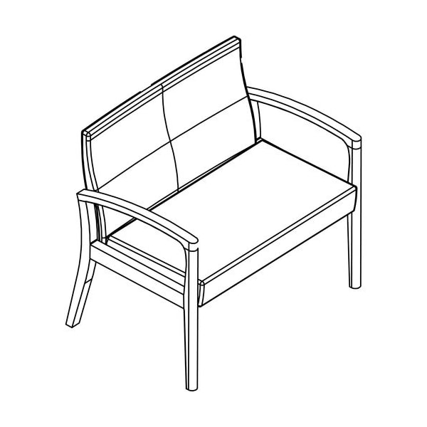 Groupe Lacasse Chair, Bariatric, Sencha, 35inWx24inDx33inH, Celery LASHEBAW4SL19 - main